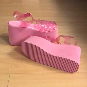 Dolls Kill/Sugar Thrillz, SUGAR RUSH JELLY SANDALS